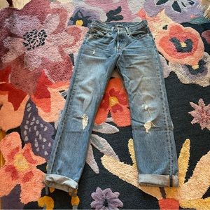 Levi’s 501 high waisted jeans
